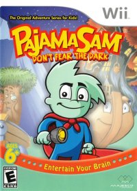 Pajama Sam: No Need To Hide When It's Dark Outside PAL Wii PAL box art